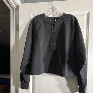 DSG Women’s Pure Black Henley Shirt